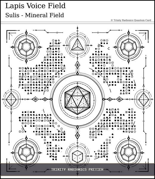 Lapis Voice Field Quantum radionics card preview - Crystals, Metals & Minerals - Quantum