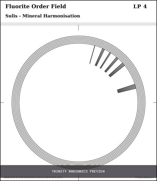 Fluorite Order Field Radial radionics card preview