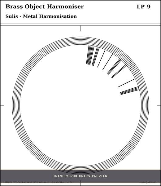 Brass Object Harmoniser Radial radionics card preview