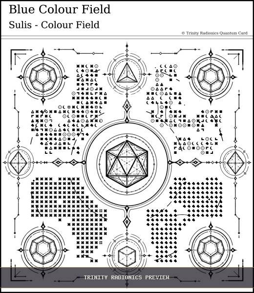 Blue Colour Field Quantum radionics card preview - Elements, Colours & Subtle Bodies - Quantum