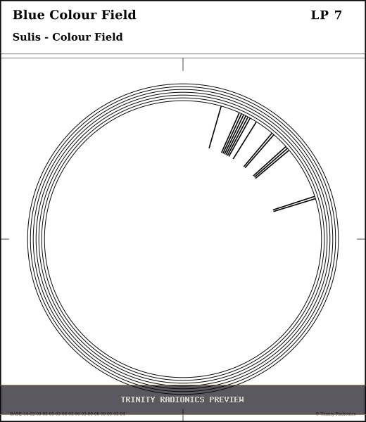 Blue Colour Field Radial radionics card preview