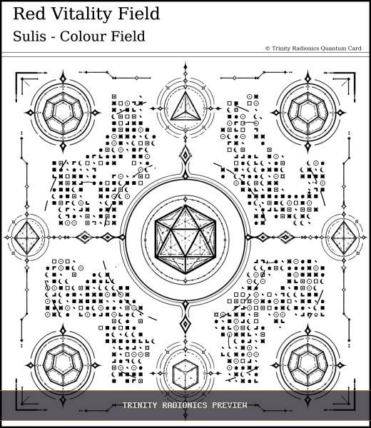 Red Vitality Field Quantum radionics card preview - Elements, Colours & Subtle Bodies - Quantum