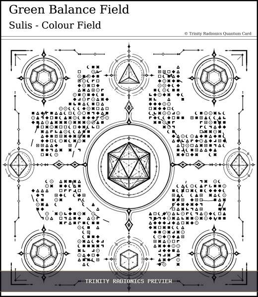 Green Balance Field Quantum radionics card preview - Elements, Colours & Subtle Bodies - Quantum