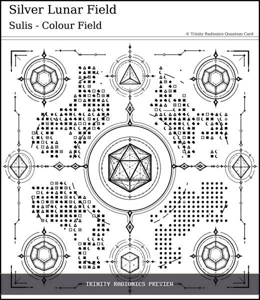 Silver Lunar Field Quantum radionics card preview - Elements, Colours & Subtle Bodies - Quantum