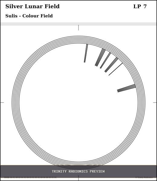 Silver Lunar Field Radial radionics card preview