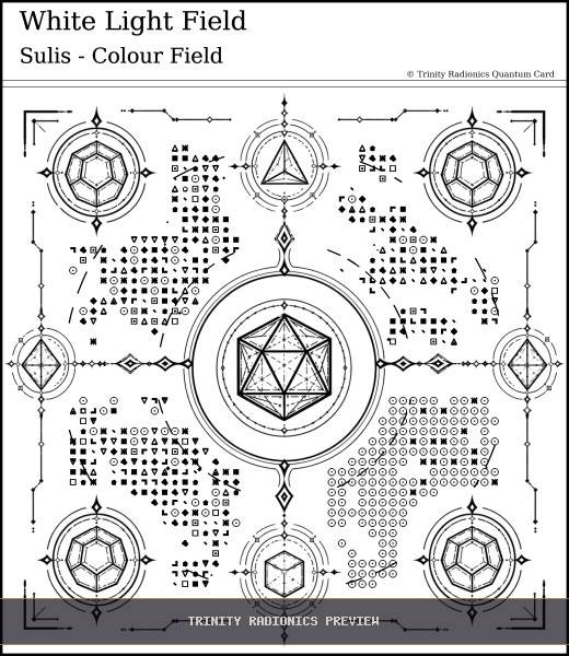 White Light Field Quantum radionics card preview - Elements, Colours & Subtle Bodies - Quantum