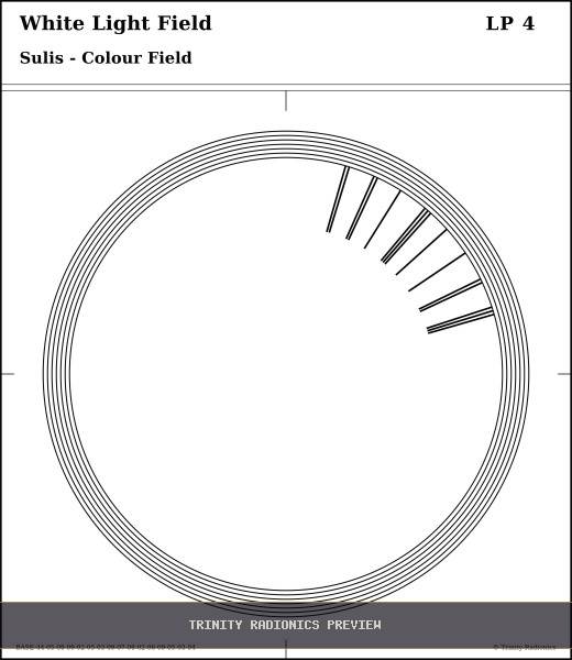 White Light Field Radial radionics card preview