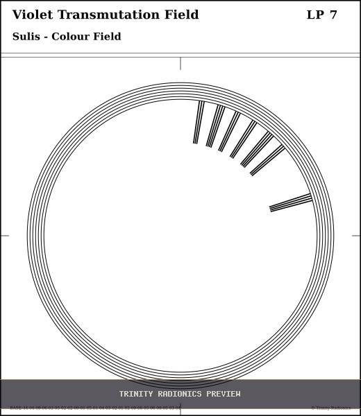 Violet Transmutation Field Radial radionics card preview