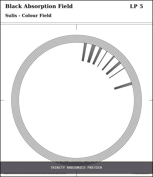 Black Absorption Field Radial radionics card preview
