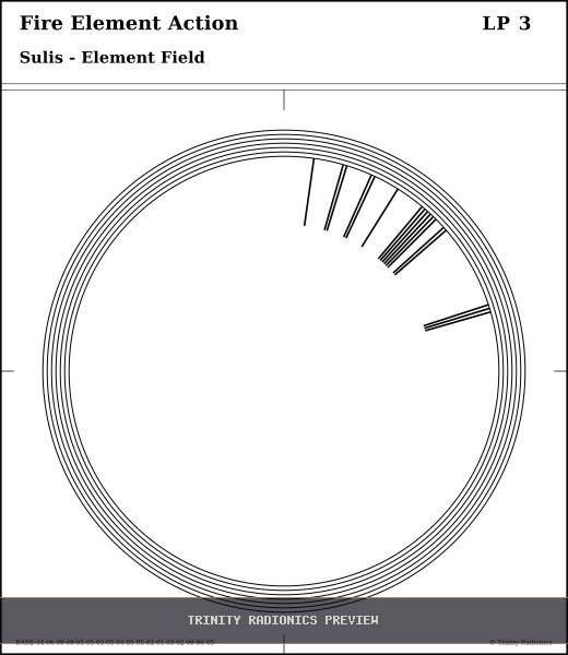 Fire Element Action Radial radionics card preview
