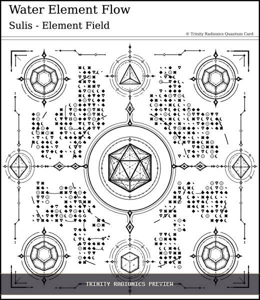Water Element Flow Quantum radionics card preview - Elements, Colours & Subtle Bodies - Quantum