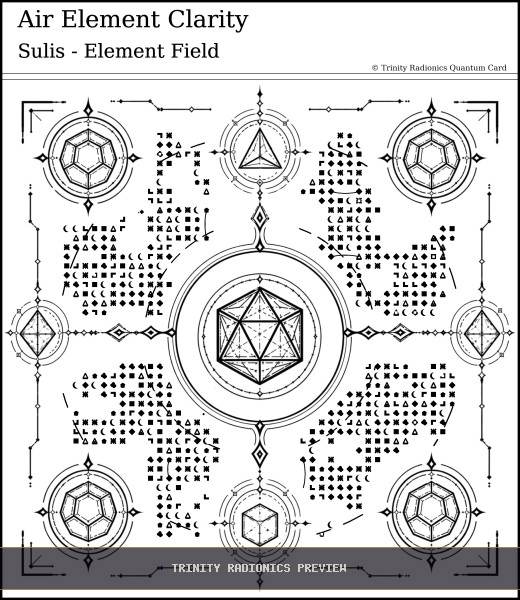 Air Element Clarity Quantum radionics card preview - Elements, Colours & Subtle Bodies - Quantum