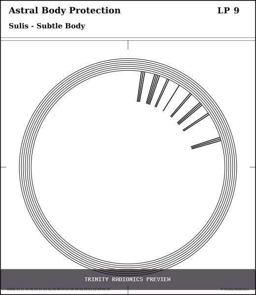 Astral Body Protection Radial radionics card preview