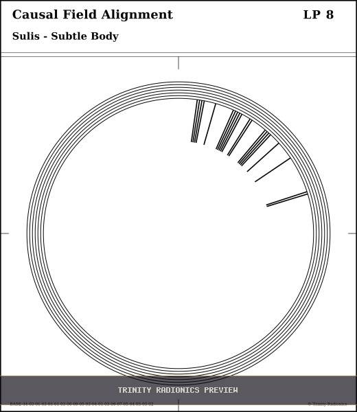Causal Field Alignment Radial radionics card preview