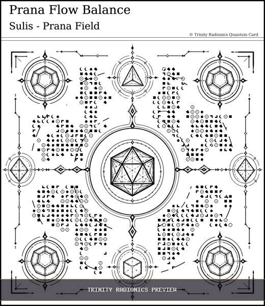 Prana Flow Balance Quantum radionics card preview - Elements, Colours & Subtle Bodies - Quantum