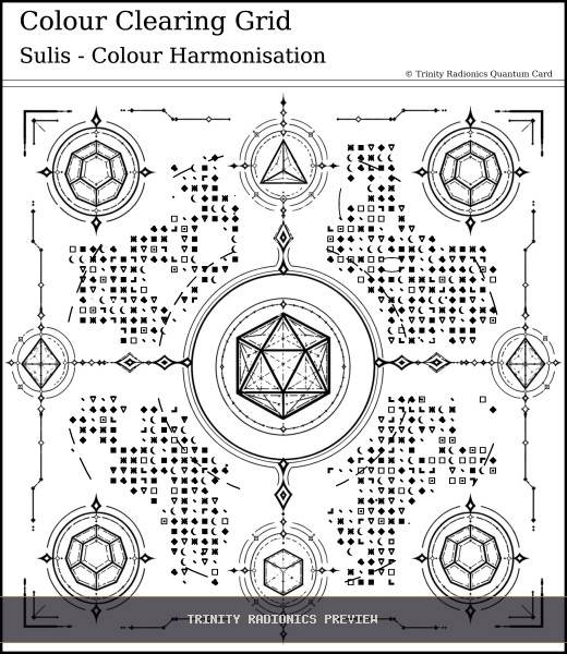 Colour Clearing Grid Quantum radionics card preview - Elements, Colours & Subtle Bodies - Quantum