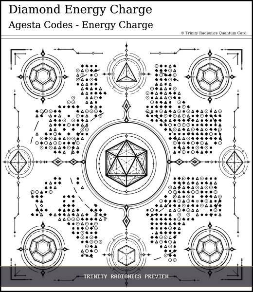 Diamond Energy Charge Quantum radionics card preview - Energy Operations & Broadcasts - Quantum
