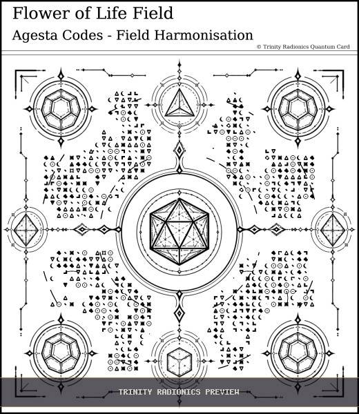 Flower of Life Field Quantum radionics card preview - Energy Operations & Broadcasts - Quantum