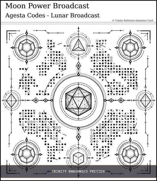 Moon Power Broadcast Quantum radionics card preview - Energy Operations & Broadcasts - Quantum