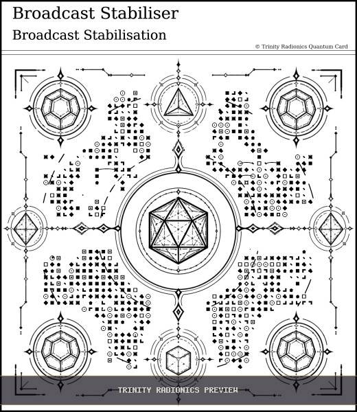Broadcast Stabiliser Quantum radionics card preview - Energy Operations & Broadcasts - Quantum