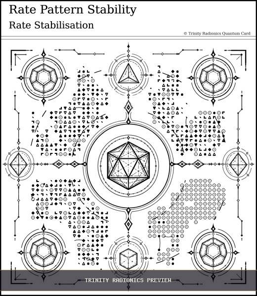 Rate Pattern Stability Quantum radionics card preview - Energy Operations & Broadcasts - Quantum