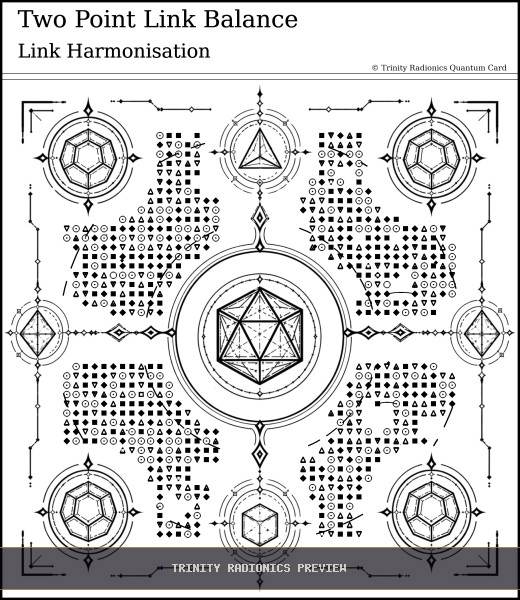 Two Point Link Balance Quantum radionics card preview - Energy Operations & Broadcasts - Quantum