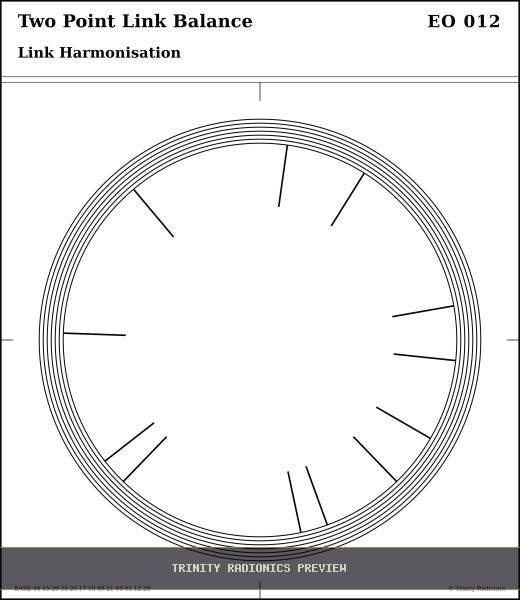 Two Point Link Balance Radial radionics card preview