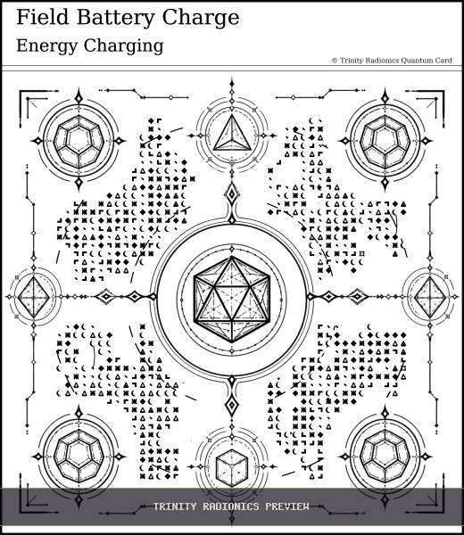 Field Battery Charge Quantum radionics card preview - Energy Operations & Broadcasts - Quantum