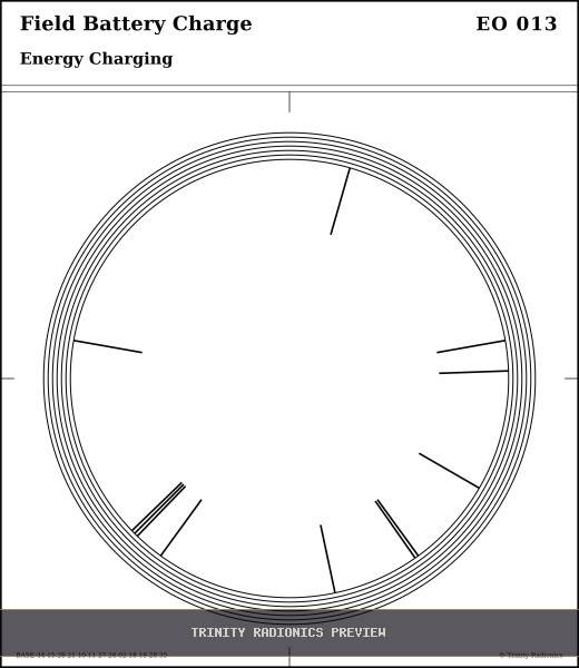 Field Battery Charge Radial radionics card preview