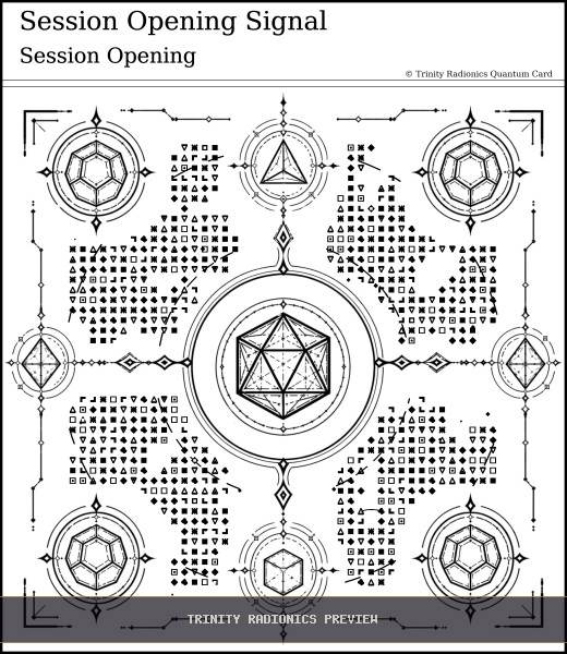 Session Opening Signal Quantum radionics card preview - Energy Operations & Broadcasts - Quantum