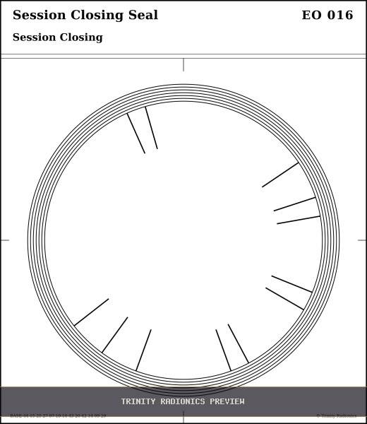Session Closing Seal Radial radionics card preview