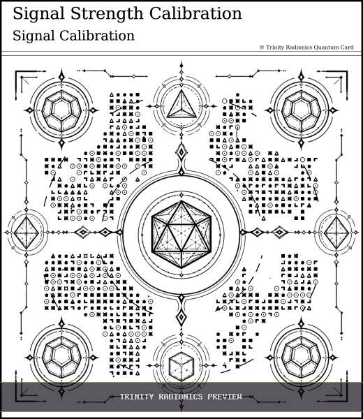 Signal Strength Calibration Quantum radionics card preview - Energy Operations & Broadcasts - Quantum