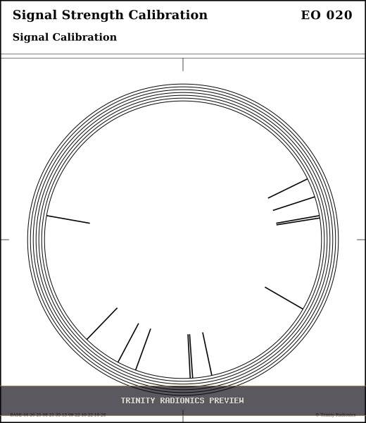 Signal Strength Calibration Radial radionics card preview