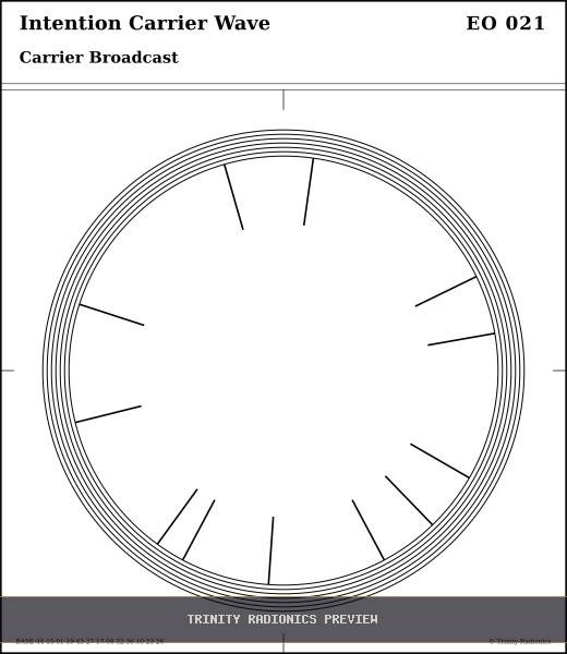 Intention Carrier Wave Radial radionics card preview