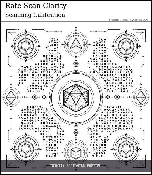Rate Scan Clarity Quantum radionics card preview - Energy Operations & Broadcasts - Quantum