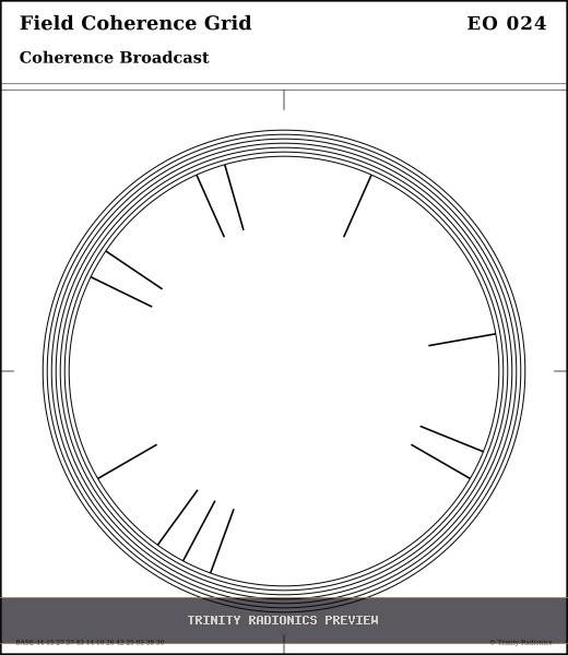 Field Coherence Grid Radial radionics card preview
