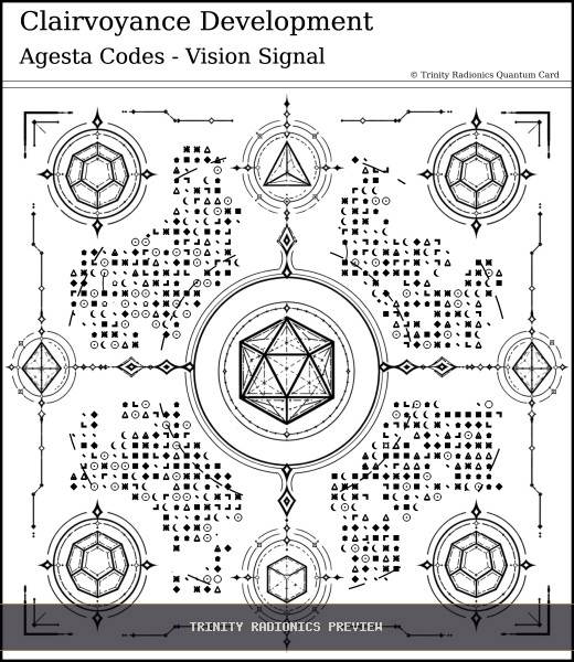 Clairvoyance Development Quantum radionics card preview - Psychic Gifts & Divination - Quantum