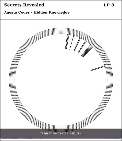 Secrets Revealed Radial radionics card preview