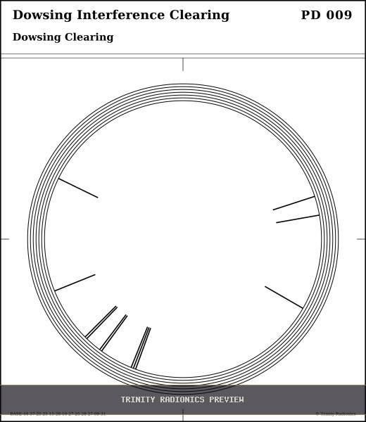 Dowsing Interference Clearing Radial radionics card preview