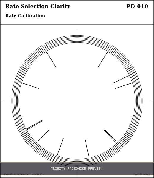 Rate Selection Clarity Radial radionics card preview