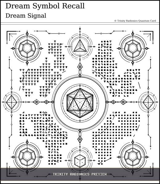Dream Symbol Recall Quantum radionics card preview - Psychic Gifts & Divination - Quantum