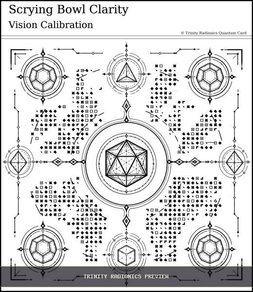 Scrying Bowl Clarity Quantum radionics card preview - Psychic Gifts & Divination - Quantum