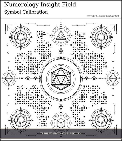 Numerology Insight Field Quantum radionics card preview - Psychic Gifts & Divination - Quantum