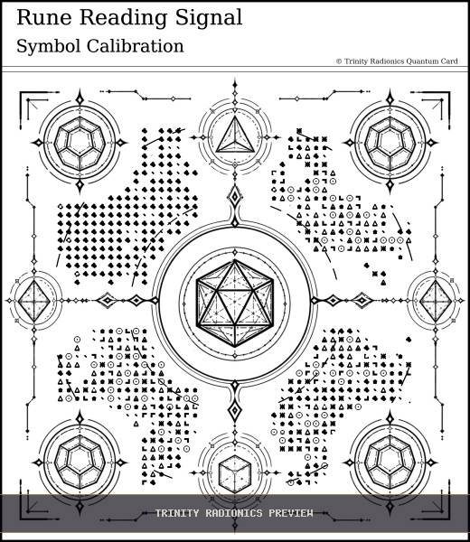 Rune Reading Signal Quantum radionics card preview - Psychic Gifts & Divination - Quantum