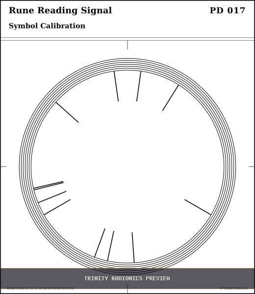Rune Reading Signal Radial radionics card preview