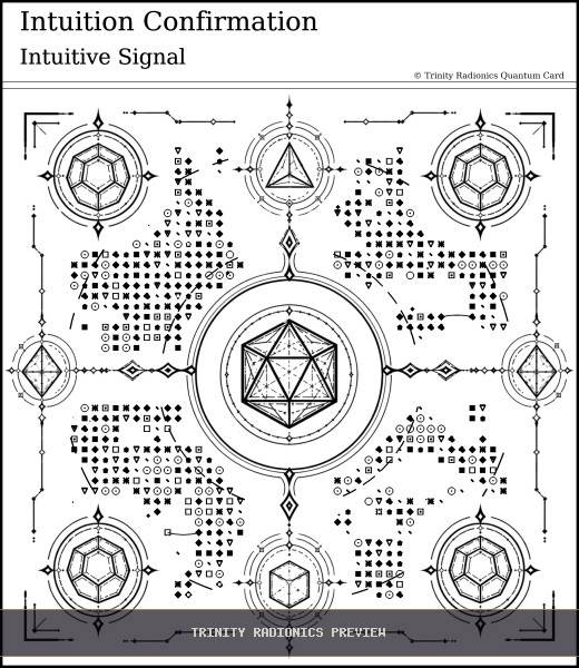 Intuition Confirmation Quantum radionics card preview - Psychic Gifts & Divination - Quantum