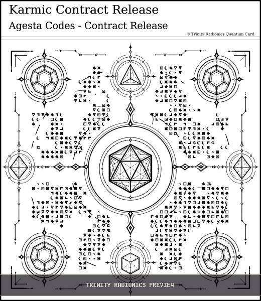 Karmic Contract Release Quantum radionics card preview - Karma & Ancestral Patterns - Quantum