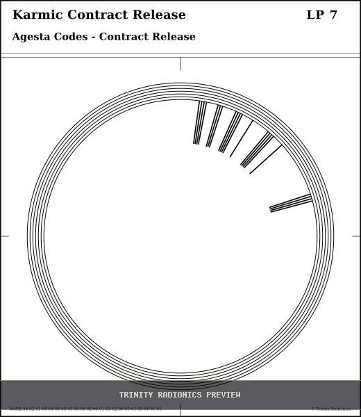Karmic Contract Release Radial radionics card preview