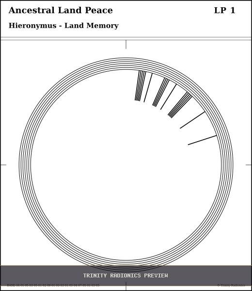 Ancestral Land Peace Radial radionics card preview