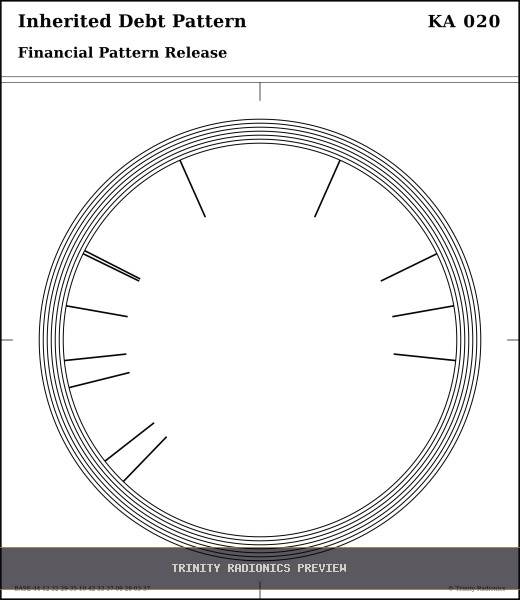 Inherited Debt Pattern Radial radionics card preview